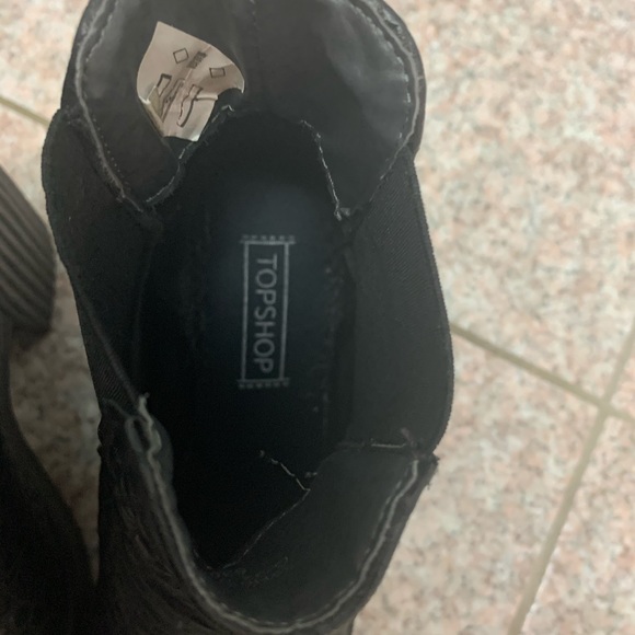 Top shop boots size 38 faux leather - Picture 3 of 3